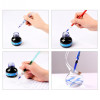 2018 NEW HOT SALES Glass Signature Pen Fountain Pens Gel Pens Crystal Dip Sign Craft Collection Offices School Stationery