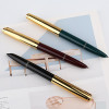 Authentic Quality HERO 616 Classic Nostalgic Fountain Pen 616-2 Golden Clip / Cap Ink Pen Iridium Fine Nib 0.5mm for Student