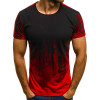 2019 Summer New Design Fashion Men's T-Shirt Short Sleeves Camouflage T Shirt Men Brand Clothes Slim Fit Red T shirt