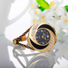 Fashion Rhinestone Diamond Whirlwind Design Steel Weave Dress Wristwatch Woman Girl Ladies Bracelet Bangle Quartz watch
