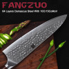  FANGZUO Japanese Damascus Steel Cooking Knife Set Stainless steel handle Chef Santoku Cleaver Utility Knives Kitchen Knife Sets