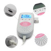  CE FDA Fetal Doppler for Baby Heart Rate Monitor LCD display S-B 2M Blood Flow Vascular Probe pregnant woman 