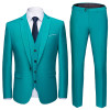 Suit Men 3 Pieces (Blazers+ Pants +Vest) Social Suit Men Fashion Solid Business Suit Set Casual Formale Suits Plus Size S-6XL