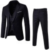  Luxury Men Wedding Suit Male Blazers Slim Fit Suits For Men Costume Business Formal Party Blue Classic Black