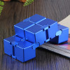 infinity cube aluminium Cube Toys Premium Metal Deformation Magical Infinite stress relief Cube Stress Reliever for EDC Anxiety