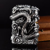  Luxurious ZORRO Vintage Kerosene Lighters Metal Heavy Armor Relievo Dragon Lighter Super Cool Gasoline Cigar Lighter Smoker Gift