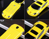 Newmind F15 Car Model Flashlight Dual Sim Cards Mp3 Mp4 FM Radio Recorder Flip Cellphone Car Model Mini Cell Mobile Phone P431