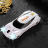 Mini Metal Body Mobile Cell Phone F1 F1+ Cute Car Phone With Dual Sim Cards Led Light MP3 MP4 FM Support Russian Keyboard 