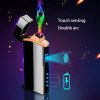  Double Arc Touch Induction Lighter Plasma USB Charging Windproof Flameless Lighters Electronic Cigar Cigarette Lighter Pulsed