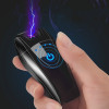  New fingerprint touch induction electronic lighter USB charging double arc cigarette lighter gadgets for men usb gift