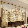  Custom Mural Wallpaper For Bedroom Walls 3D Luxury European vintage floral Background Wall Papers Home Decor Living Room