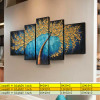 5 pictures indoor living room house dining room bedroom decoration painting wall art modern hand painted oil painting