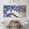 Modern Handpainted Large Gold Money Tree Flower Oil Painting On Canvas Abstract Home Wall Decor Art Picture For Living Room Gif