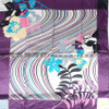 2017 Elegent Women Large Square Silk Scarf Printed,90*90cm Fashion Spring And Autumn Grey And Purple Polyester Silk Scarf Shawl