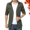 HCXY 2024 Spring Autumn Fashion Men's Windbreaker Men Jackets Slim Fit Outwear Jacket Coat Male Full cotton 5XL