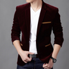 Mens Fashion Brand Blazer British's Style Casual Slim Fit Suit Jacket Male Blazers Men Coat Jacket For Men