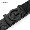 Luxury Brand Cow Genuine Leather Men Belt Smooth Buckle High Quality Male Strap for Business Casual Jeans Fashion Waistband