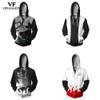 VIP Fashion 2019 High Quality Halloween Party Style Women Sweatshirt 3d Naruto Printed Cartoon Pattern Design Hoodies For Man