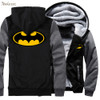 Super Hero Hoodies Sweatshirt Men 2018 New Fashion Winter Warm Hoodies Clothes Fleece Thick Zip Up Hooded Hoody Casual Jackets