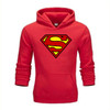 size XS-4XL New Super hero Superman Hoodies Men Hooded Winter Warm Sweatshirts Men's Casual Tracksuit Costume Pullover