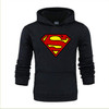 size XS-4XL New Super hero Superman Hoodies Men Hooded Winter Warm Sweatshirts Men's Casual Tracksuit Costume Pullover