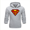 size XS-4XL New Super hero Superman Hoodies Men Hooded Winter Warm Sweatshirts Men's Casual Tracksuit Costume Pullover