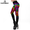 NADANBAO Classic Mandala Leggings Women Workout Pants Aztec Round Ombre Printing Leggins Fashion Outdoor Legins Plus Size
