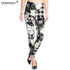 VISNXGI Fashion Women Leggings Printing Fitness Legging Sexy Silm Legins High Waist Stretch Trouser Pants Hot Sales Clubwear