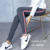 Plus Size 5XL Quality Cotton Leggings Side Stripes Women Casual High-stretch Leggings Pants High Waist Fitness Leggings Female