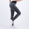 Vertical Stripes Side Leggings Women High Waist Drawstring Long Pants 2018 Spring Active Workout Leggings
