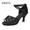 Hot selling Women Professional Dancing Shoes Ballroom Dance Shoes Ladies Latin Dance Shoes heeled 5CM/7CM 1