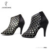 Jazz Sneakers Kizomba Shoes Dance Shoes Diamond High Heel Dance Shoes With Rhinestone Latino Dance Shoes JuseDanc