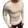 Autumn Winter Sweater Men 2018 NewArrival Casual Pullover Men Long Sleeve O-Neck Patchwork Knitted Solid Men Sweaters Size M-3XL