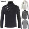 Turtleneck Sweater Men Long Sleeve Knitted Pullovers 2019 Autumn Winter Soft Warm Basic Man Sweaters Streetwear Sueter Clothes