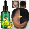 ReGrow - 7 Day Ginger Germinal Hair Growth Serum Essence Oil Hair Loss Building Loss Treatement Growth Hair for Men Women 