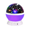 BRELONG 3 Colors LED Rotating Projector Starry Sky Night Lamp Romantic Projection Light Moon Sky Romantic Night Light Novelty