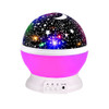 BRELONG 3 Colors LED Rotating Projector Starry Sky Night Lamp Romantic Projection Light Moon Sky Romantic Night Light Novelty