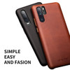 QIALINO Fashion Genuine Leather Ultra Slim Phone Case for Huawei P30 Pro 6.47 inch Luxury Handmade Back Cover for Huawei P30