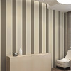 Modern Minimalist Stripe Flocking Wall Paper Glitter Non-woven Fabric Background Wall Wallpaper For Living Room WP16066