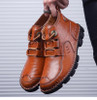 New Classic Genuine Leather Men Shoes Autumn Casual High Top Sneakers for Male Comfortable Shoe Footwear Big Size 38-48