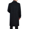 Mu Yuan Yang Men's Wool Jackets Winter Cashmere Jacket Man Single Breasted Overcoat Turn-down Collar Casual X-Long Woolen Coat 