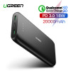 Ugreen Power Bank 20000mAh Fast Phone Charger Quick Charge 4.0 QC3.0 Portable External Battery for iPhone 11 XiaoMi PD Powerbank