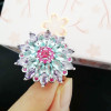 Nasiya Multicolor Gemstone Flower Shape Wedding Ring New Design Silver 925 Jewelry Rings For Women Top Quality Wholesale Jewelry
