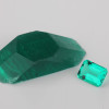 High Quality lab Emerald Octagon Emerald cut 6*8mm Hydrothermal Emerald stone For Jewelry