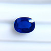 Natural unoptimized royal blue sapphire, vvs clarity, large grain diamond face, customizable, with certificate