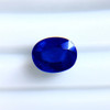 Natural unoptimized royal blue sapphire, vvs clarity, large grain diamond face, customizable, with certificate