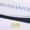 Cushion cut 7*9 mm yellow moissanites for engagement ring moissanites gems