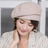 2019 new Elegant Women Plaid Beret For fashion Winter Female Cotton Wool Hats Cap Autumn 2019 Brand New Women's Painter Hat