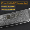  XINZUO 5"inch Utility Knife 67 Layers Japanese Damascus Steel Kitchen Knife Sharp Multi-purpose Cutter Knives Pakkawood Handle