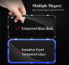 Double Side 360 Degree Magnetic Adsorption Glass Case For Mi Xiaomi Redmi K20 Note 10 7 8 Pro 9 9T CC9 CC9e Se 8 8A Phone Cover